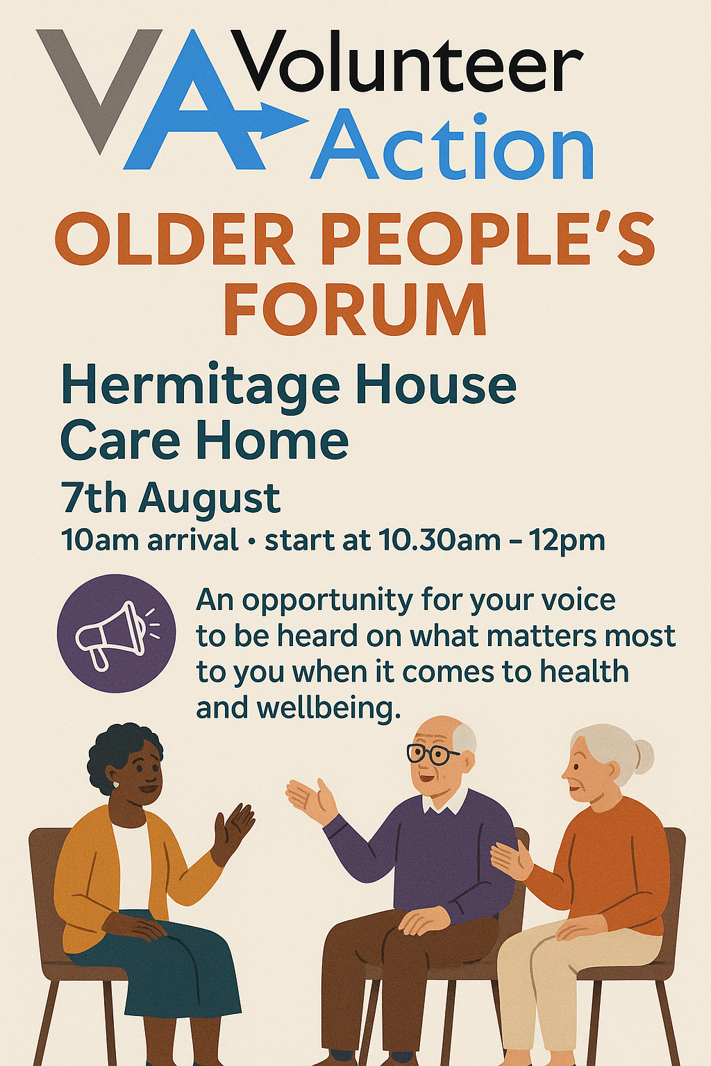 7th August – Older Peoples Forum